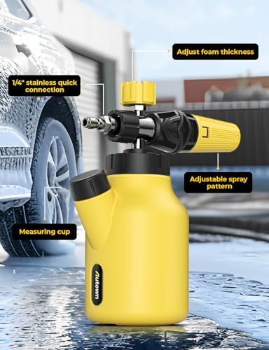 AUTOWN Foam Cannon Pressure Washer, 1/4" Quick Connect & Adjustable Nozzle - Image 2