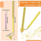 Tondiamo 100 Pack Touch up Paint Brushes 0.5mm Pen,Purple - Image 2