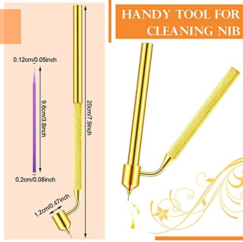 Tondiamo 100 Pack Touch up Paint Brushes 0.5mm Pen,Purple - Image 2