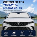 Custom Fit Windshield Sun Shade for Mazda CX50 CX-50 2023-2026 - Image 2