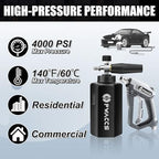 PWACCS Pressure Washer Foam Cannon Gun, Short Power Washer Wand, 1.5 Liter - Image 5