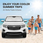 for Chevy Chevrolet Equinox Windshield Sun Shade 2018-2026, Custom Fit Front Window Visor, Foldable UV Ray Blocker, Summer Car Accessory - Image 4
