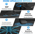 KUST Windshield Sun Shade Umbrella for 【2023-2026 Mazda CX-50】 | Custom Fit Titanium Silver Windshield Sunshade | Foldable Sunshade with Bendable Handle | Blocks Heat & UV Rays - Image 5