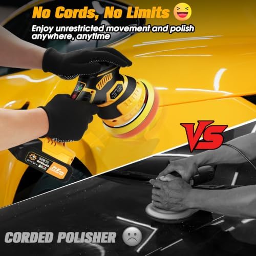 Cordless DA Polisher Kit with 2 x 4000mAh Batteries - Image 4
