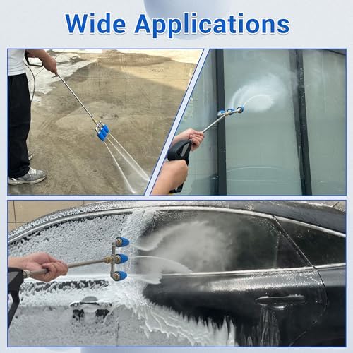 Triple Turbo Nozzle Pressure Washer, 1/4" Quick Connector, 4000 PSI - Image 3