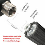 Sooprinse Pressure Washer Gun with Foam Cannon Snow Foam Lance, Short Pressure Washer Gun with Foam Cannon with 1/4 Inch Quick Connector, Power Washer Foam Blaster with Car Wash Mitt, 4000 PSI,1 Liter - Image 3