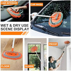 Ordenado 62" Car Wash Brush kit with Long Handle & Scratch-Free Refill Head - Image 6
