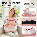 Memory Foam Wedge Pillow, 27°Ergonomic Support for Back, Waist & Legs, Multi-Position Pillow for Intimacy, Pregnancy, Sleep & Reading Removable Washable Cover(Purple) - Image 3