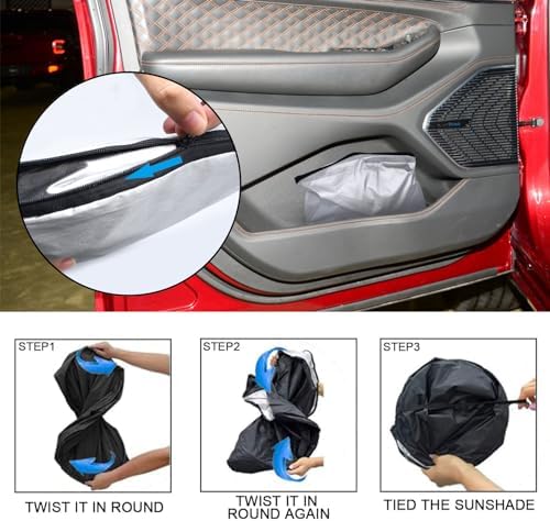 Foldable Front Windshield Sunshade fit for Jeep Grand Cherokee 2014-2026 - Image 4