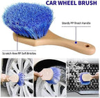 Wontolf 62'' Car Wash Brush with Long Handle Chenille Microfiber Car Wash Mop Mitt Kit Car Detailing Brush Cleaning Kit Window Squeegee Car Duster Drying Towels Tire Brush for Cars RV Truck Boat - Image 3