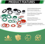 120PCS A/C Compressor Seal Washers Assortment Kit, A/C Gaskets - Image 3