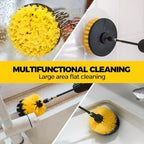 Holikme 8Pc Drill Brush Set - Scrub Brushes with Extension for Home Clean - Image 3