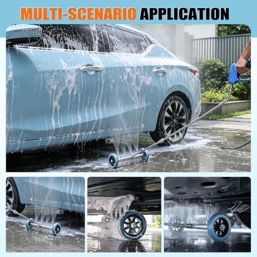 16 IN Under Carriage Pressure Washer Water Broom with Foam Cannon 4000PSI - Image 6