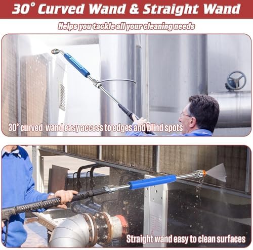 17 Inch Pressure Washer Extension Wand, 4000 PSI Stainless Steel - Image 5