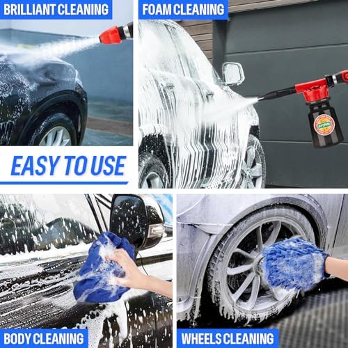 16 IN 1 Car Wash Foam Gun,Adjustable Hose Wash Sprayer for Car/Garden Clean - Image 7