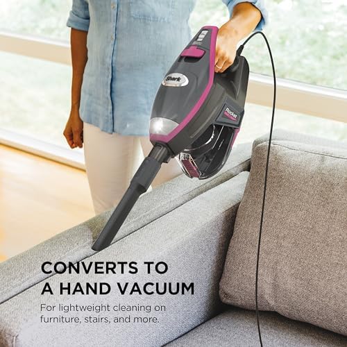 Shark Rocket Pro DLX Corded Stick Vacuum, XL Cup, Handheld, Fuchsia, HV371 - Image 4