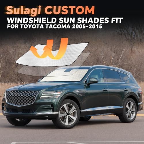 Windshield Sun Shade for to-yo-ta Tacoma 2005-2015 - Image 6