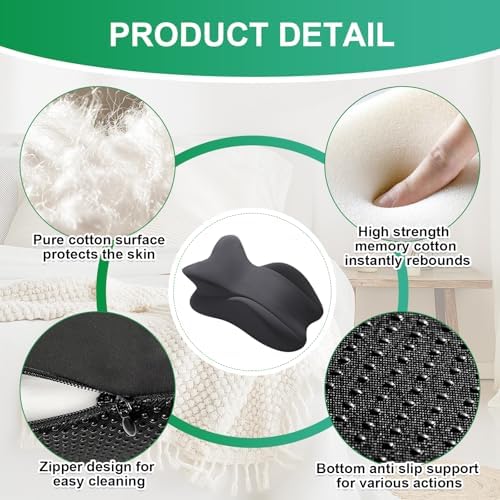 Yuanjing Large Size Ergonomic Memory Foam Wedge Firm Pillow - Image 3