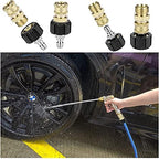 Pressure Washer Quick Connect, M22-14MM To 1/4 Inch Adapter Fittings, 2 Set - Image 6