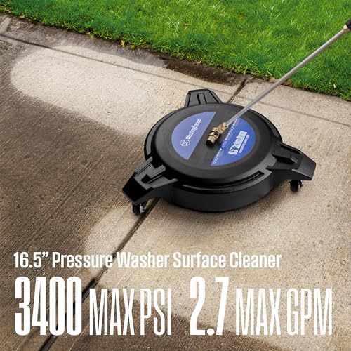 Westinghouse Universal 16.5" Pressure Washer Plastic Surface Cleaner Attachment - 3400 Max PSI, 1/4” Connector - for Gas and Electric Pressure Washers - Image 5