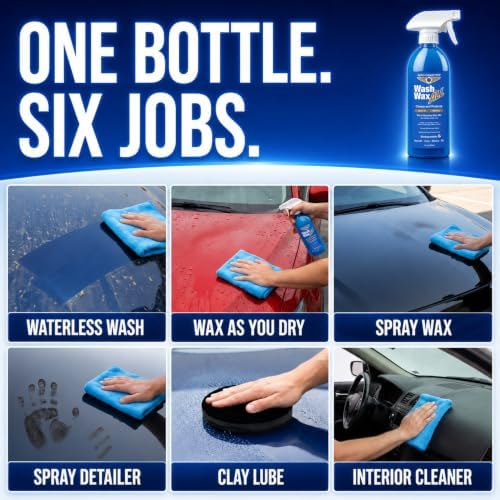 Aero Cosmetics Wash Wax ALL Waterless Car Wash Kit RV Boat Spray Detailer - Image 4