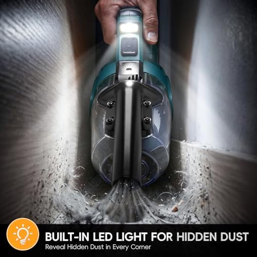 Cordless Handheld Vacuum Cleaner Compatible with Makita 18V Battery - Image 5
