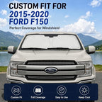 Windshield Sun Shade for Ford F150 F-150 F250 F350 F450 2015-2020 - Image 2