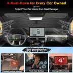 for Umbrella Sunshade for Car Windshield 2025-2026 Toyota 4Runner Custom Fit Windshield Sun Protector Cover 6-Layer Heat-Resistant Fabric, Ultra-Strong Fiberglass Frame (for 2025+ Toyota 4Runner) - Image 3