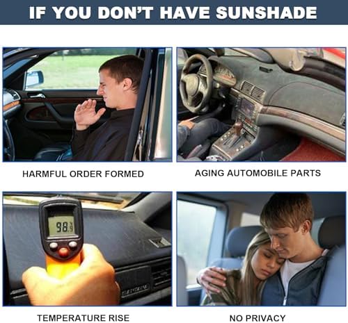 Foldable Front Sun Shade for Jeep Wrangler 2018-2026/Gladiator 2020-2026 - Image 3
