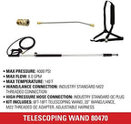 Simpson 4000PSI Telescoping Pressure Washer Extension Wand, 80470 - Image 6