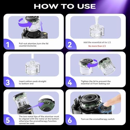 Smart Retractable Car Charger 69W USB C Fast Charge Air Freshener Starlight - Image 6