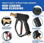 MEKOH Short Pressure Washer Gun 4000PSI, Stubby Pressure Washer Gun 10.5GPM - Image 4