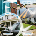 Turbo Nozzle Pressure Washer Tips, Max 4000 PSI, Upgrade 360° Rotating Turbo Spray Tips with 1/4" Quick Connector for Cleaning Car, Garden, Concrete Brick, 4.0 GPM 4.0 Orifice - Image 6
