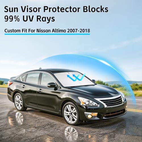 Windshield Sun Shade for Nissan Altima 2007-2018 Sunshade - Image 2