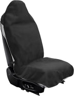 Car Towel Seat Cover, Waterproof Sweating Towel Non-Slip Front Seat Protector, Universal Soft Carseat Protective Cover for Gym Workout Running Swimming, Car Accessories (Black) by Unknown