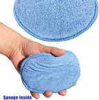 FONAROLL Microfiber Wax Applicator Pads, Car Wax Applicator, Buffing & Detail Polishing Foam Pads for Car Cleaning and Fine Polishing (5" Diameter, 6 Pack)… - Image 6