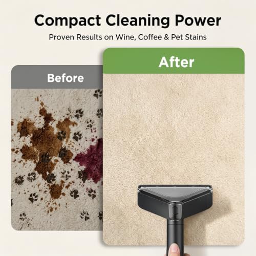 18Kpa Portable Carpet Cleaner Machine for Cars, Pets, Spot, Rug, Couch - Image 6