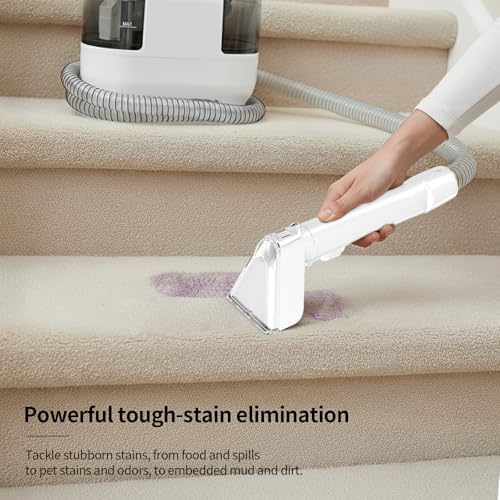 PUREBEAR 18Kpa Portable HandHeld Carpet Cleaner Machine With Shampooer - Image 2