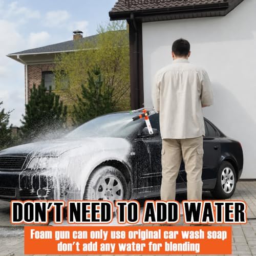 RIDGE WASHER Mini Foam Cannon Gun with Dual Connector, 100 ML - Image 4
