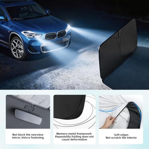 Windshield Sun Shade for BMW X2 2018-2026 Sunshade - Image 5