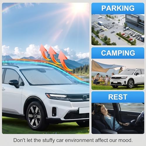 Custom Fit Windshield Sun Shade for Honda Prologue 2024-2026 - Image 6