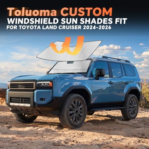 Windshield Sun Shade for Toyota Land Cruiser 2024-2026 - Image 6