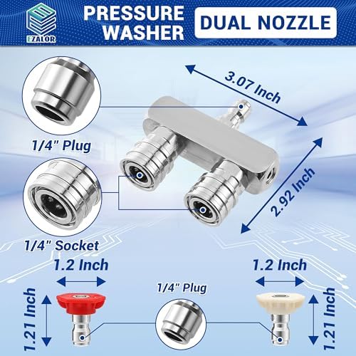 Pressure Washer Tips, 1/4 Inch Quick Connect, 5000 PSI - Image 5