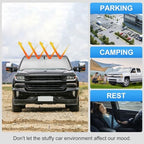 Car Sun Shade for 2014-2018 Chevrolet/Chevy Silverado 1500 Accessories Windshield Sunshade Cover Front Window Shade Custom Fit Silverado 1500 Sun Visor Protector Foldable Blocks UV Rays - Image 3