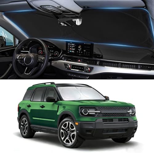 Sunshade for Ford Bronco Sport 2021-2025 2026 Windshield Sun Shade Shield by INSAUTO