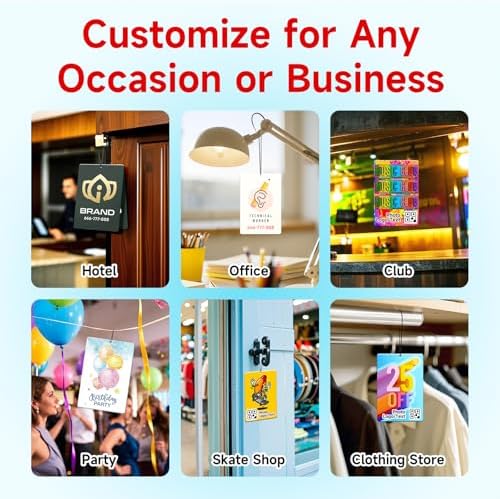 Bulk Custom Car Air Fresheners with Logo or QR Code - Image 4