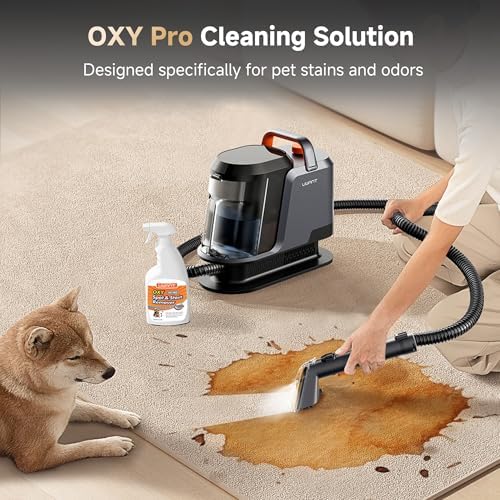 Uwant Carpet Cleaner Machine with Steam&Hot&Cold Water Models 18Kpa Powerful Suction Upholstery Cleaner Machine with Pet Pro Cleaner for Pets, Carpet Steam Cleaner Set of 1 - Image 5