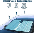 6 Layers Front Windshield Sun Shade for Toyota Tacoma 2016-2023 - Image 4