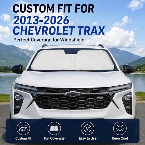 Custom Fit Windshield Sun Shade for Chevrolet Chevy Trax 2013-2026 - Image 2
