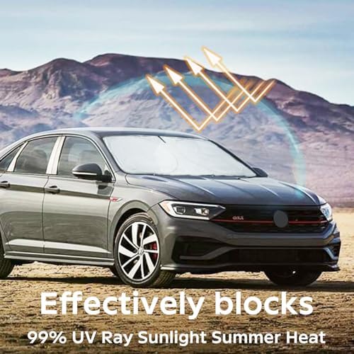 Sunshades for VW Volkswagen Jetta 2019 2020-2026 Windshield Sun Shade Cover - Image 4